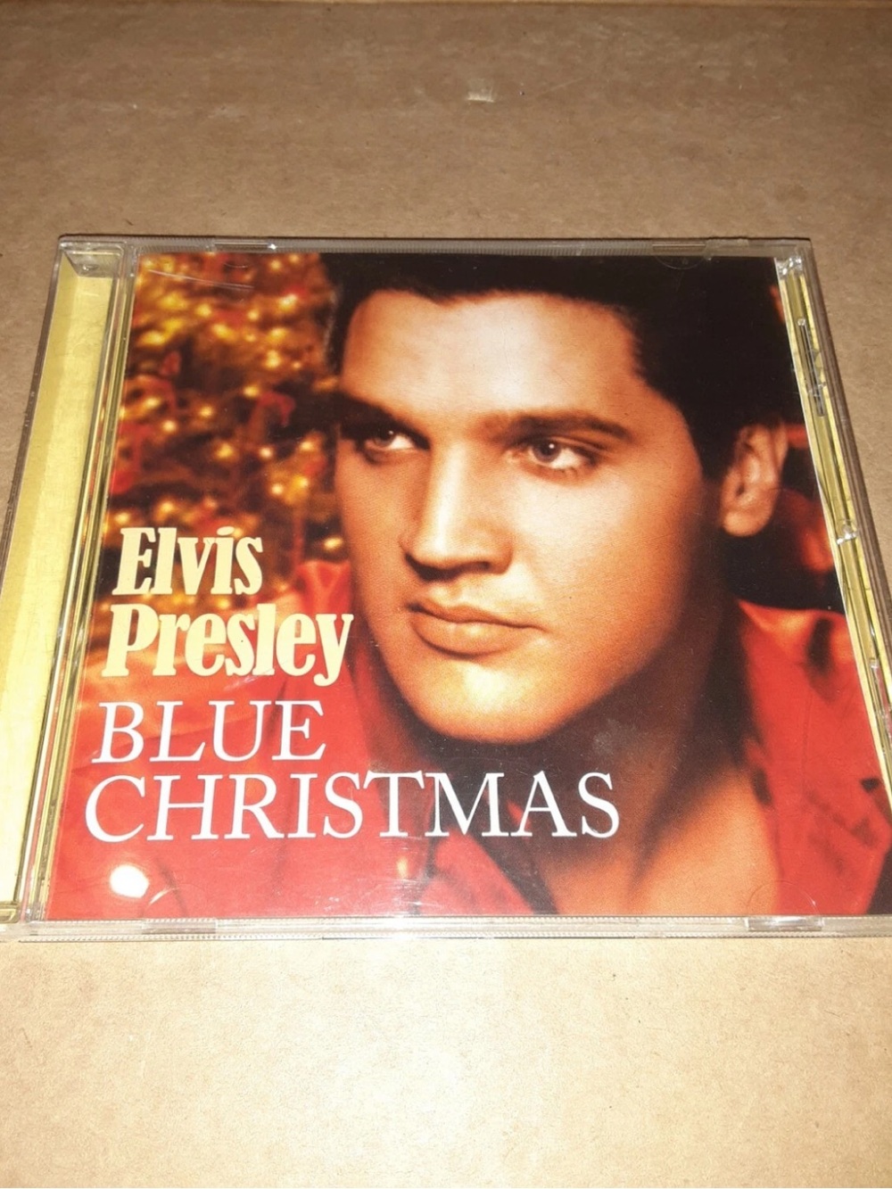 ELVIS PRESLEY’S BLUE CHRISTMAS CD- BRAND NEW- NO SCRATCHES ON DISC.